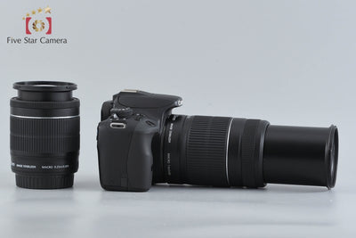 【中古】Canon キヤノン EOS Kiss X7 ダブルズームキット ブラック
