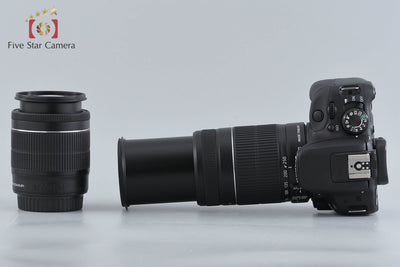【中古】Canon キヤノン EOS Kiss X7 ダブルズームキット ブラック