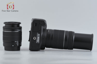 【中古】Canon キヤノン EOS Kiss X7 ダブルズームキット ブラック