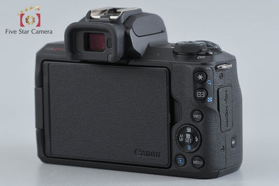 【中古】Canon キヤノン EOS Kiss M EF-M 15-45 IS STM レンズキット ブラック