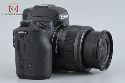 【中古】Canon キヤノン EOS Kiss M EF-M 15-45 IS STM レンズキット ブラック