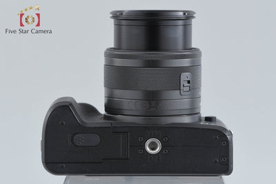 【中古】Canon キヤノン EOS Kiss M EF-M 15-45 IS STM レンズキット ブラック