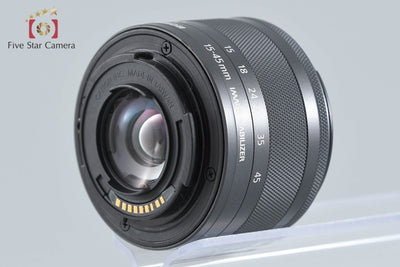【中古】Canon キヤノン EOS Kiss M EF-M 15-45 IS STM レンズキット ブラック