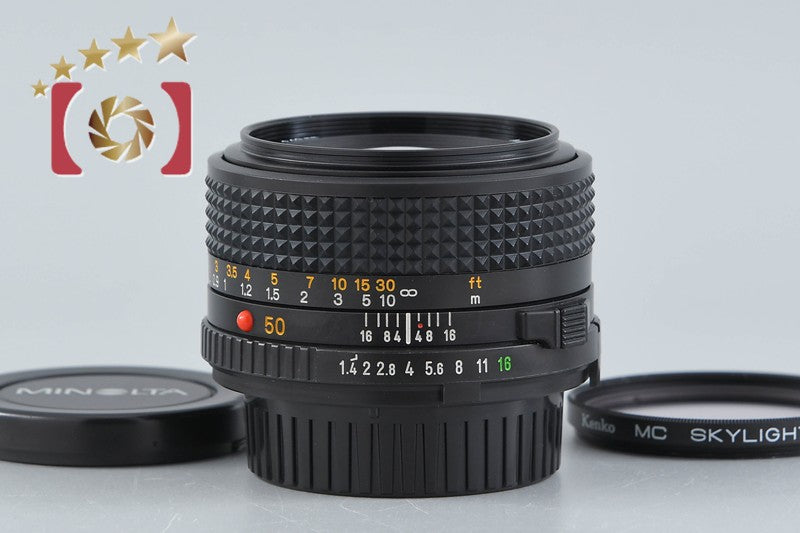 【中古】MINOLTA ミノルタ New MD 50mm f/1.4