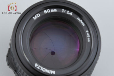 【中古】MINOLTA ミノルタ New MD 50mm f/1.4