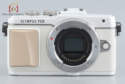 【中古】OLYMPUS オリンパス PEN Lite E-PL7 EZ ダブルズームキット ホワイト