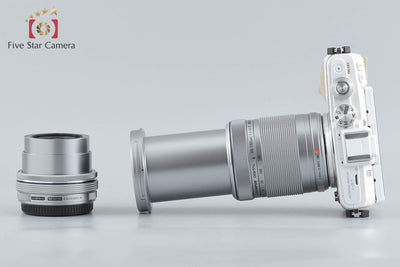 【中古】OLYMPUS オリンパス PEN Lite E-PL7 EZ ダブルズームキット ホワイト