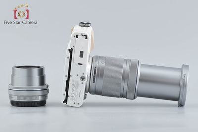 【中古】OLYMPUS オリンパス PEN Lite E-PL7 EZ ダブルズームキット ホワイト