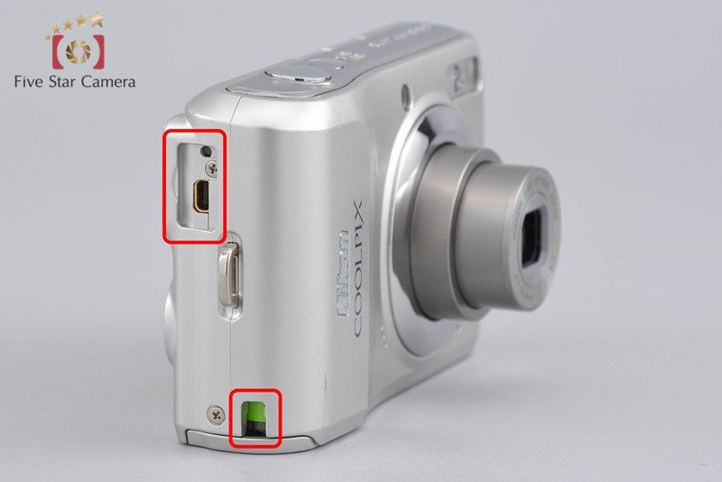 中古】Nikon ニコン COOLPIX L20 シルバー コンパクトデジタルカメラ