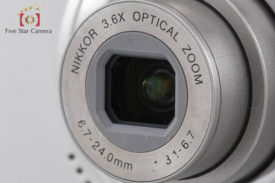 【中古】Nikon ニコン COOLPIX L20 シルバー コンパクトデジタルカメラ