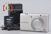 【中古】Nikon ニコン COOLPIX S6200 プラチナムシルバー コンパクトデジタルカメラ