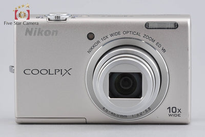 【中古】Nikon ニコン COOLPIX S6200 プラチナムシルバー コンパクトデジタルカメラ