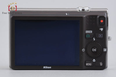 【中古】Nikon ニコン COOLPIX S6200 プラチナムシルバー コンパクトデジタルカメラ