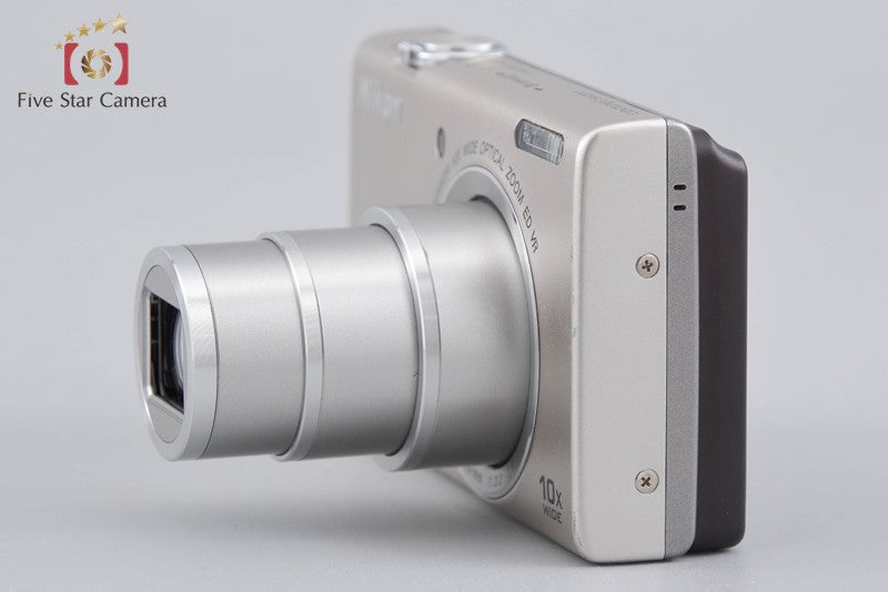中古】Nikon ニコン COOLPIX S6200 プラチナムシルバー コンパクト