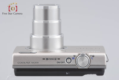 【中古】Nikon ニコン COOLPIX S6200 プラチナムシルバー コンパクトデジタルカメラ