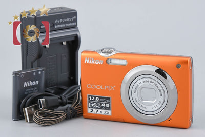 【中古】Nikon ニコン COOLPIX S3000 ファインオレンジ コンパクトデジタルカメラ