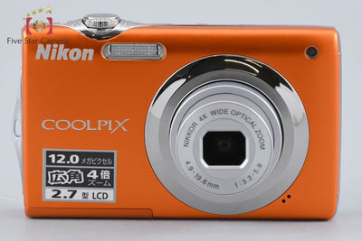 【中古】Nikon ニコン COOLPIX S3000 ファインオレンジ コンパクトデジタルカメラ