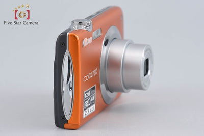 【中古】Nikon ニコン COOLPIX S3000 ファインオレンジ コンパクトデジタルカメラ