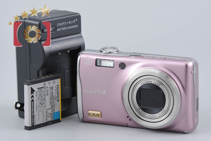 【中古】FUJIFILM 富士フイルム FinePix F80EXR ピンク コンパクトデジタルカメラ