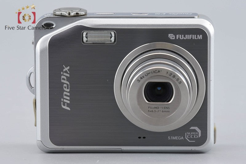 中古】FUJIFILM 富士フイルム FinePix V10 ガンメタリック コンパクト