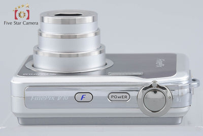 【中古】FUJIFILM 富士フイルム FinePix V10 ガンメタリック コンパクトデジタルカメラ