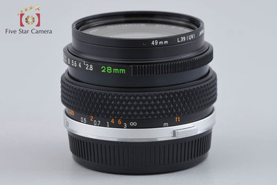 【中古】OLYMPUS オリンパス ZUIKO AUTO-W 28mm f/2.8