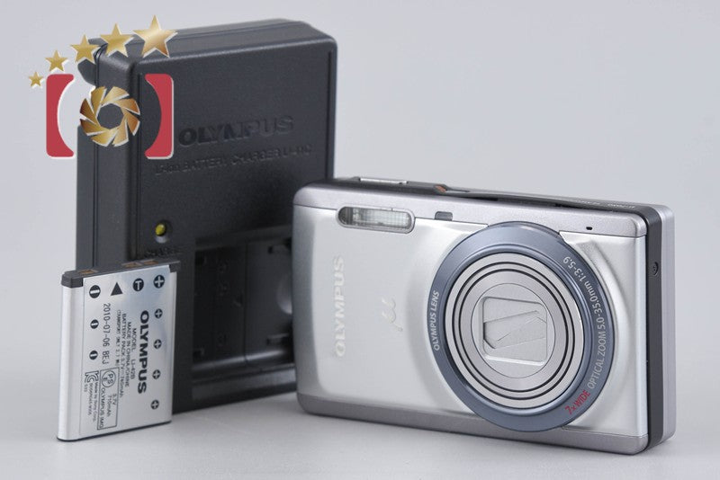 【中古】OLYMPUS オリンパス μ-7050 シルバー コンパクトデジタルカメラ