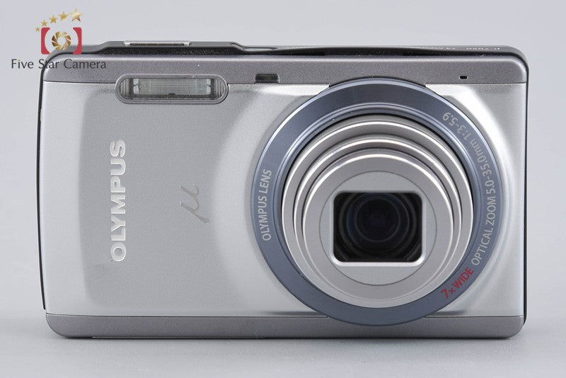 中古】OLYMPUS オリンパス μ-7050 シルバー コンパクトデジタルカメラ