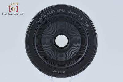 【中古】Canon キヤノン EF-M 22mm f/2 STM ブラック