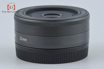 【中古】Canon キヤノン EF-M 22mm f/2 STM ブラック