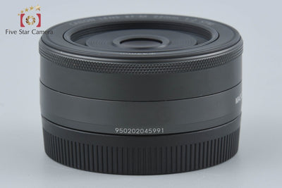 【中古】Canon キヤノン EF-M 22mm f/2 STM ブラック
