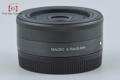 【中古】Canon キヤノン EF-M 22mm f/2 STM ブラック