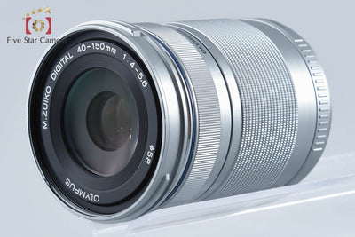 【中古】OLYMPUS オリンパス M.ZUIKO DIGITAL ED 40-150mm f/4-5.6 R シルバー