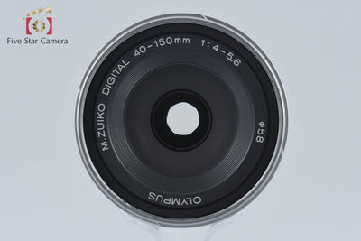 【中古】OLYMPUS オリンパス M.ZUIKO DIGITAL ED 40-150mm f/4-5.6 R シルバー