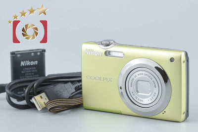 【中古】Nikon ニコン COOLPIX S3000 ポップグリーン コンパクトデジタルカメラ
