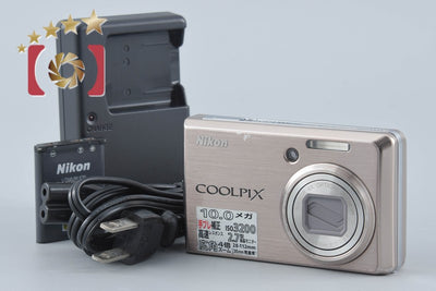 【中古】Nikon ニコン COOLPIX S600 ピンクゴールド コンパクトデジタルカメラ