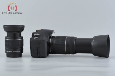 【中古】Canon キヤノン EOS Kiss X5 ダブルズームレンズキット シャッター回数僅少
