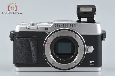 【中古】OLYMPUS オリンパス PEN E-P5 シルバー ミラーレス一眼カメラ シャッター回数僅少