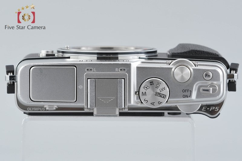 中古】OLYMPUS オリンパス PEN E-P5 シルバー ミラーレス一眼カメラ