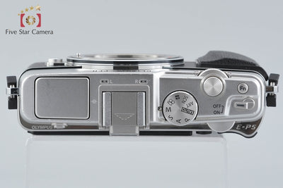 【中古】OLYMPUS オリンパス PEN E-P5 シルバー ミラーレス一眼カメラ シャッター回数僅少