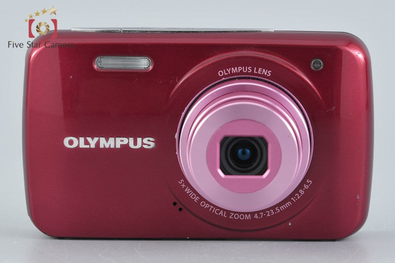 中古】OLYMPUS オリンパス VH-210 レッド コンパクトデジタルカメラ