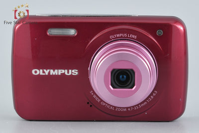 【中古】OLYMPUS オリンパス VH-210 レッド コンパクトデジタルカメラ