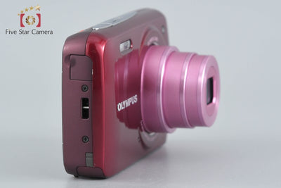 【中古】OLYMPUS オリンパス VH-210 レッド コンパクトデジタルカメラ