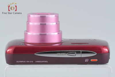 【中古】OLYMPUS オリンパス VH-210 レッド コンパクトデジタルカメラ