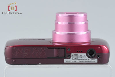 【中古】OLYMPUS オリンパス VH-210 レッド コンパクトデジタルカメラ