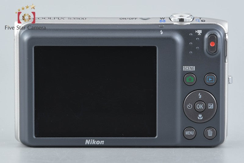 中古】Nikon ニコン COOLPIX S3500 クリスタルシルバー コンパクト