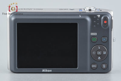 【中古】Nikon ニコン COOLPIX S3500 クリスタルシルバー コンパクトデジタルカメラ