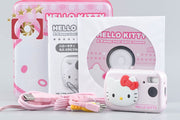 【中古】KFE JAPAN ケイエフイージャパン Hello Kitty DC500 ピンク コンパクトデジタルカメラ 元箱付き