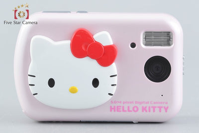 【中古】KFE JAPAN ケイエフイージャパン Hello Kitty DC500 ピンク コンパクトデジタルカメラ 元箱付き