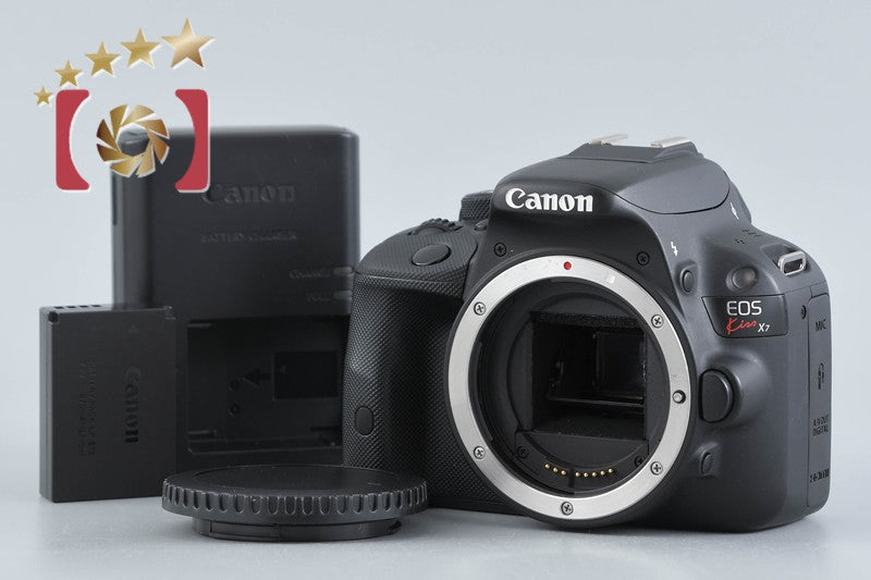 【中古】Canon キヤノン EOS Kiss X7 ブラック デジタル一眼レフカメラ
